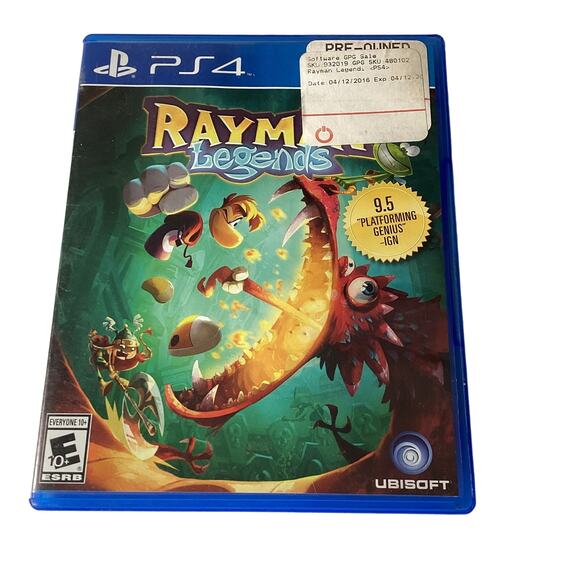 Rayman Legends Video Game PS4 Sony PlayStation Rated E 10+ Tested No Manual - Picture 1 of 7